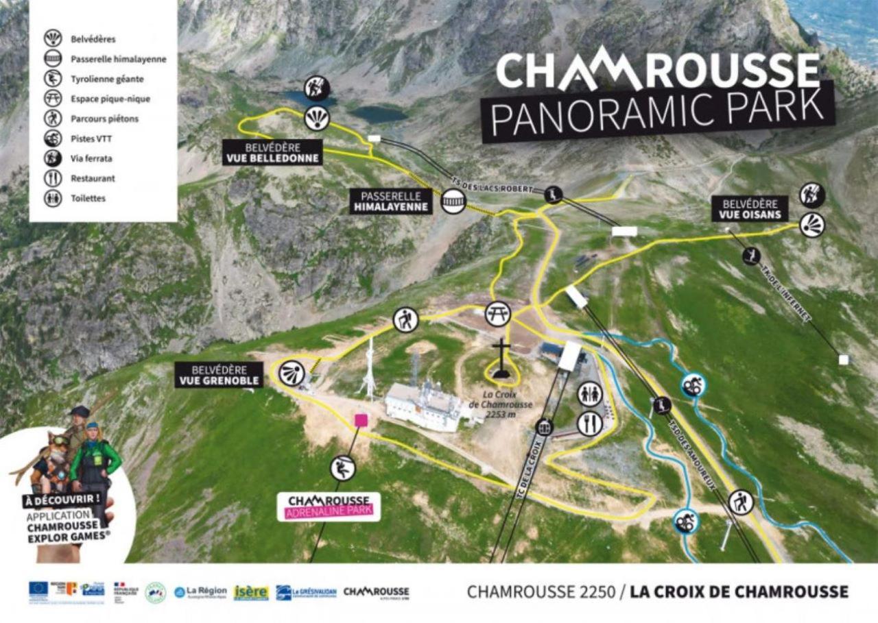 Le T2 Douillet D'Uriage - Residence Le Louvre - Cure Thermale Uriage- Proche Chamrousse - Jusqu'A 3 Personnes - Region Agreable En Toute Saison Vaulnaveys-le-Haut Exterior photo